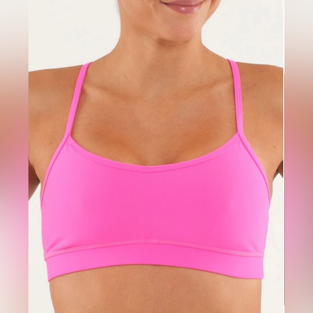 Lululemon flow Y bra IV - Raspberry Glo Light